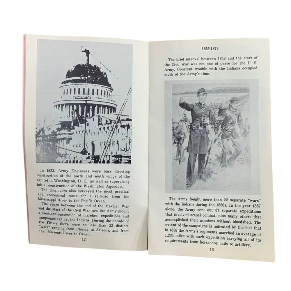 Vintage 1975 200 Years of Service A Capsule History of the US Army Pamphlet Book - Picture 3 of 3